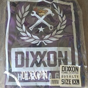 DIXXON Purple Flannel Shirt with White Crest